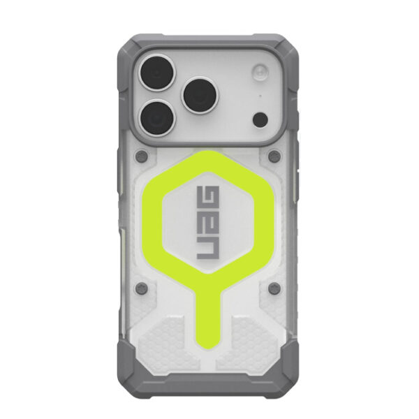 UAG iPhone 17 Pro Case Pathfinder Clear Active Neon