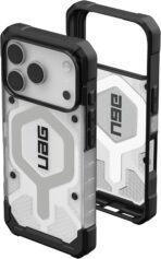 UAG iPhone 17 Pro Case Pathfinder Clear Ice/Silver - Image 3