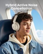 ⁦Soundcore Q30 Anker, Hybrid Active Noise Cancelling Headphones, Multiple Modes -White⁩ - الصورة ⁦4⁩