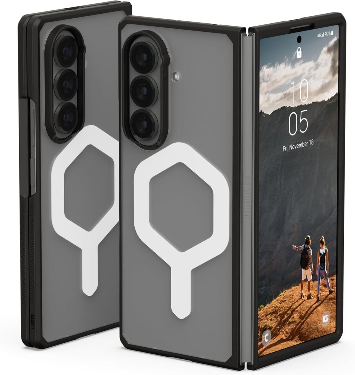 UAG Samsung Galaxy Z Fold 7 Compatible with  Case Mouve  Ice - Image 3