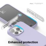⁦Elago Silicone Magsafe Case iPhone 15 Pro Max (Purple)⁩ - الصورة ⁦3⁩