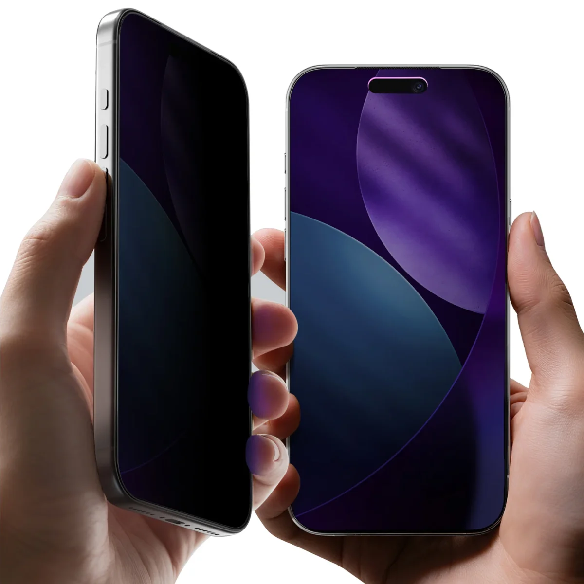 ⁦AmazingThing 17 PRO 6.3 3D Titan Filter 7 Privacy Glass⁩ - الصورة ⁦4⁩