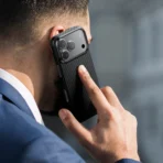 ⁦AmazingThings iPhone 17 Pro Max Titan Max Heavy-Duty Build With Lens Kickstand- Black⁩ - الصورة ⁦4⁩