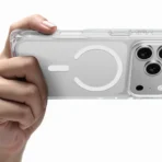 ⁦AmazingThing iPhone 17 Pro Omni Clean Aesthetics With Sharp Edges- Clear⁩ - الصورة ⁦2⁩