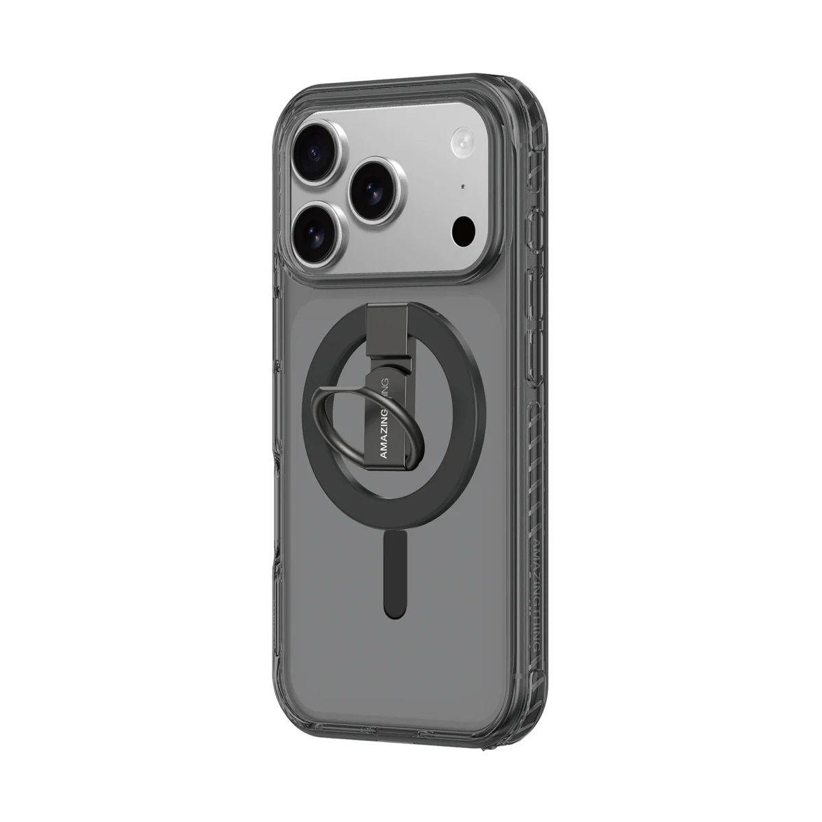 ⁦AmazingThing iPhone 17 Pro Max Titan Pro Grip Ring Set-Black⁩ - الصورة ⁦3⁩