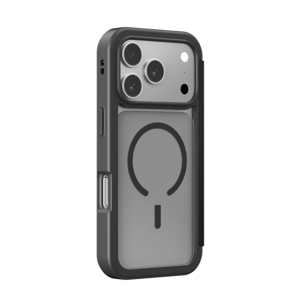 ⁦AmazingThing iPhone 17 Pro Max Glamour Folio- Black⁩ - الصورة ⁦3⁩