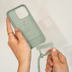 ⁦Woodcessories iPhone 14 Pro Change Case Green⁩ - الصورة ⁦2⁩