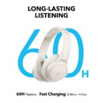 ⁦Anker Soundcore Q11i Wireless Over-Ear Headphones – White⁩ - الصورة ⁦4⁩