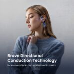 ⁦Brave Sport Fit 1 Open Ear TWS Earbuds - Black⁩ - الصورة ⁦3⁩