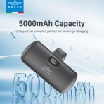 ⁦Brave 5000mAh Power Bank Pro Mini  20W  BP-29 - Black⁩ - الصورة ⁦3⁩