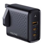 Voltme Revo 100 CCA GaN Tech 3 Ports 100W Wall Charger Black