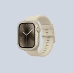 Amazing Thing Apple Watch 46mm Glamour GleamFit Stylish Sparkle -Silver