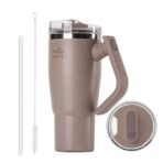 Brave Temp Guard Vacuum Insulated Travel Mug 950ml - Dark Coffee