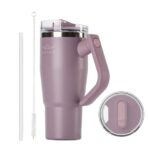 Brave Temp Guard Vacuum Insulated Travel Mug 950ml - Purplish Red