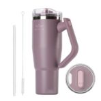 Brave Temp Guard Vacuum Insulated Travel Mug 1200ml - Purplish Red