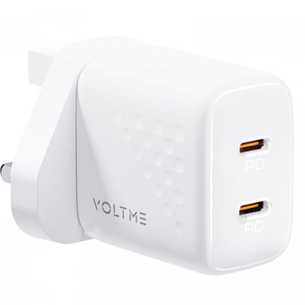 Voltme Revo 20 Duo Lite Wall Charger (20W) White
