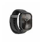 ⁦Amazing Thing Apple Watch 46mm Glamour GleamFit Stylish Sparkle -Black⁩ - الصورة ⁦3⁩