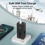 ⁦BTC-38 30W Fast Travel Charger⁩ - الصورة ⁦3⁩
