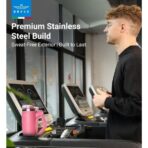 ⁦Brave Temp Guard Vacuum Insulated Travel Mug 950ml - Rose Red⁩ - الصورة ⁦4⁩