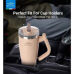 ⁦Brave Temp Guard Vacuum Insulated Travel Mug 950ml - Brown⁩ - الصورة ⁦3⁩