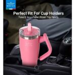 ⁦Brave Temp Guard Vacuum Insulated Travel Mug 950ml - Rose Red⁩ - الصورة ⁦2⁩