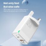 ⁦BRAVE 45W GAN FAST CHARGER WITH CABLE⁩ - الصورة ⁦3⁩