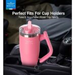 ⁦Brave Temp Guard Vacuum Insulated Travel Mug 1200ml - Rose Red⁩ - الصورة ⁦3⁩