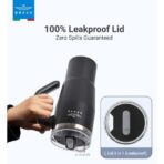 ⁦Brave Temp Guard Vacuum Insulated Travel Mug 950ml - Black⁩ - الصورة ⁦2⁩