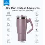 ⁦Brave Temp Guard Vacuum Insulated Travel Mug 950ml - Purplish Red⁩ - الصورة ⁦2⁩
