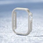 ⁦Amazing Thing Apple Watch 46mm Glamour GleamFit Stylish Sparkle -Silver⁩ - الصورة ⁦2⁩