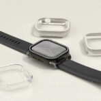 ⁦Amazing Thing Apple Watch 46mm Glamour GleamFit Stylish Sparkle -Silver⁩ - الصورة ⁦3⁩