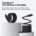 AmazingThing Magcord 60W Usb-C To Usb-C Magnetic Cable 1.2M - BLACK - Image 2