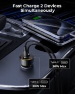 Voltme Cazo Series Car Charger Cazo 60W C-C with Magnetic Cable - Image 3