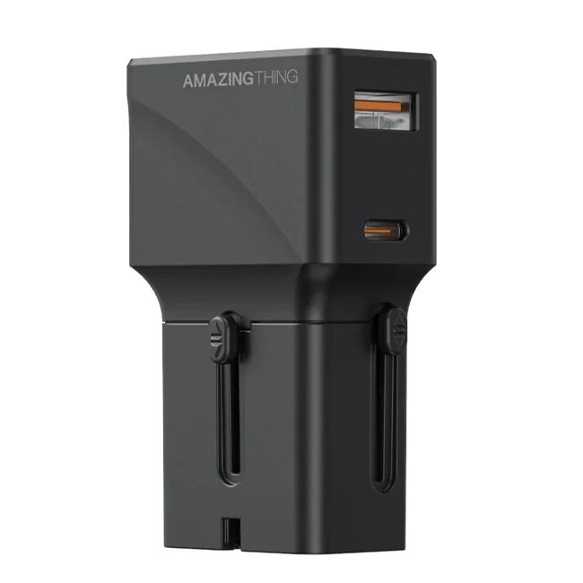19157 AmazingThing Explorer PRO Travel Charger -Black - Image 1